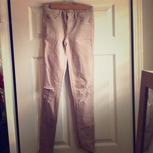 American eagle, blush Jeggings. Never worn
